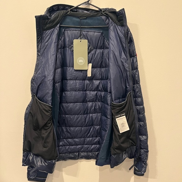 Canada Goose Men’s Hybridge Lite Hoody Atlantic Navy Blue Size 2XL - Picture 5 of 12